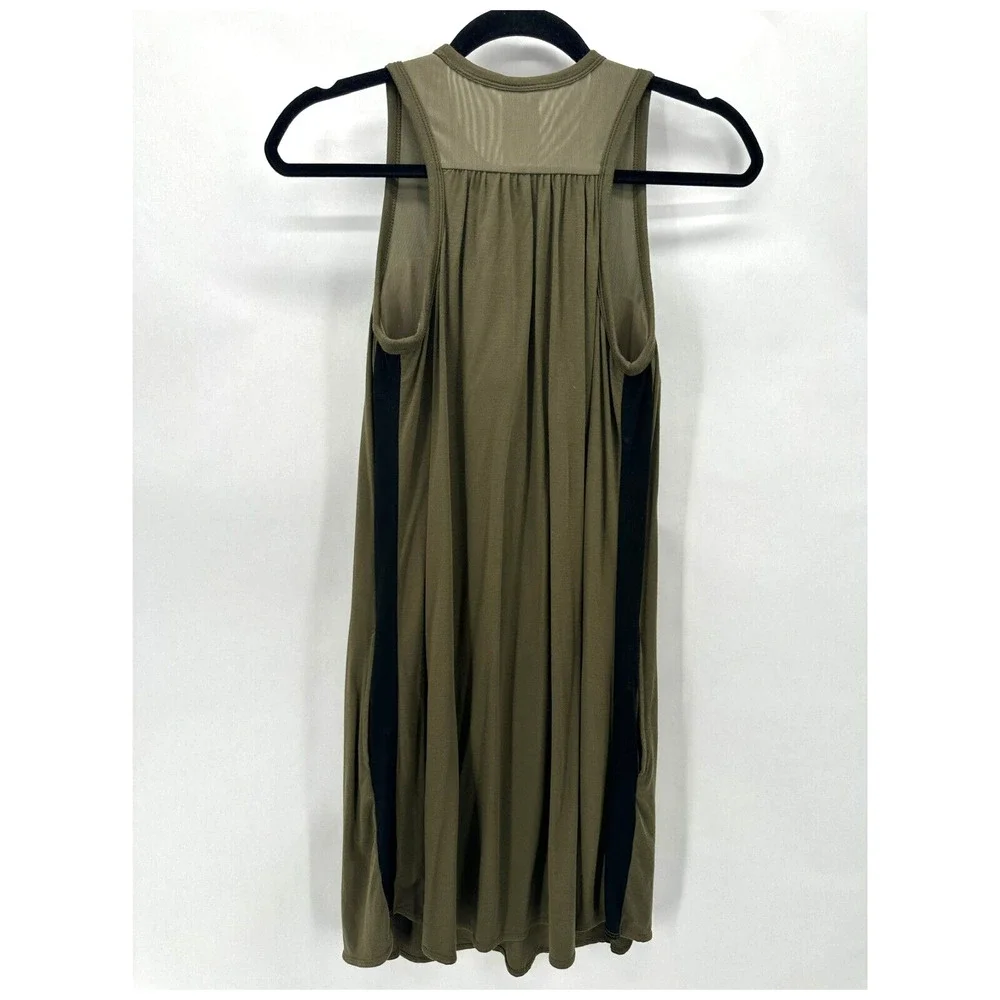 SHEBIRD The Tunic Dress Tank Womens‎ Size XS Green Mini A-line Active Athleisure